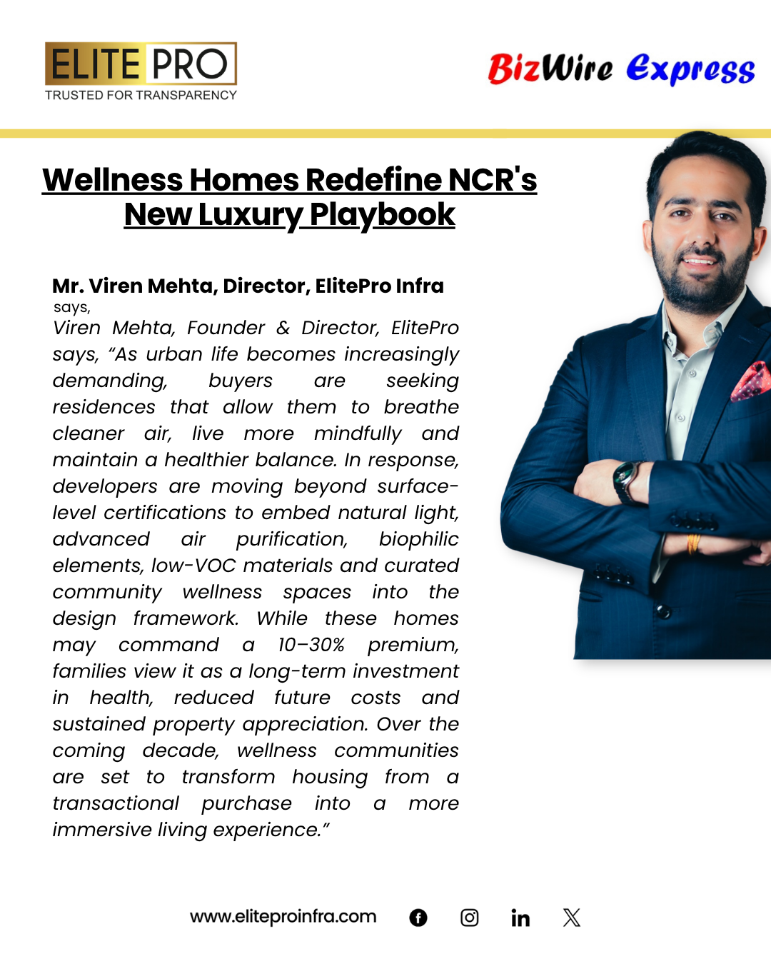 Wellness Homes Are Redefining Luxury Living in NCR