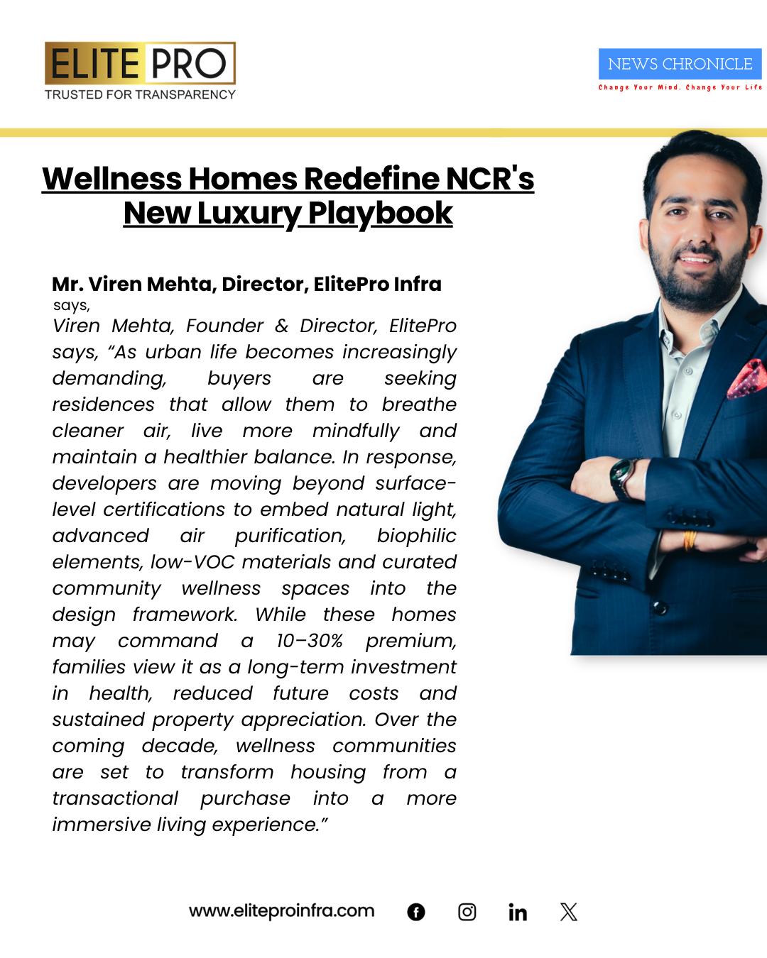Wellness Homes Are Redefining Luxury Living in NCR