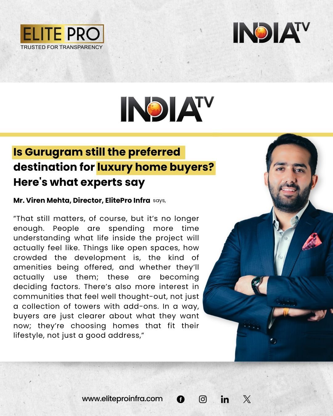 Is Gurugram still the preferred destination for luxury home buyers? Here's what experts say